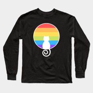 Proud Cat LGBTQ Long Sleeve T-Shirt